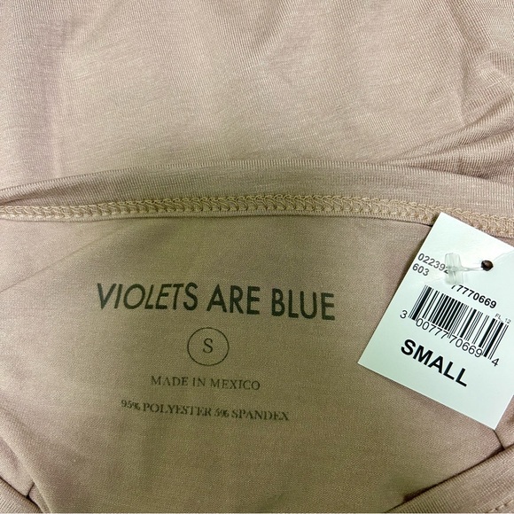 Violets Are Blue Sz S T Shirt Tan Prospect Park Brooklyn NWT Ducks 🦆 Nature Club - Picture 4 of 5